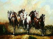 unknow artist Horses 053 Spain oil painting artist